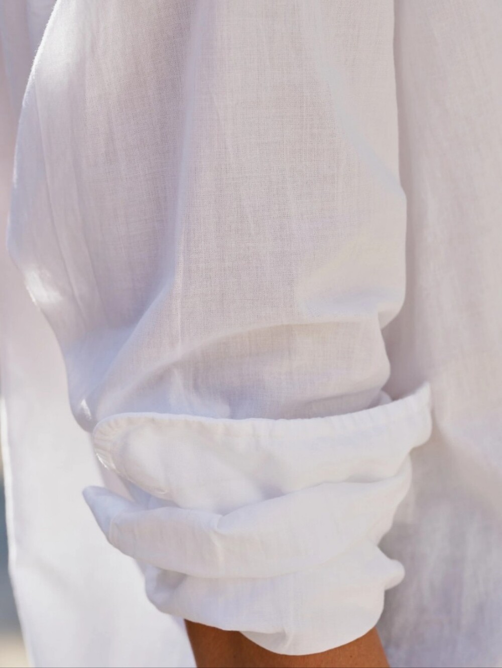 Frank & Eileen Eileen Relaxed Button Up Shirt In White Italian Casual Cotton - Picture 3 of 16
